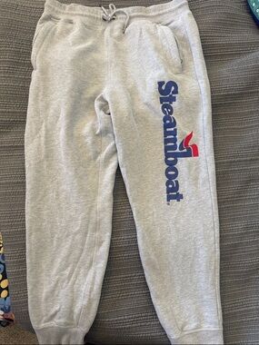 Gray Logo Joggers - Women's Comfortable Track Pants